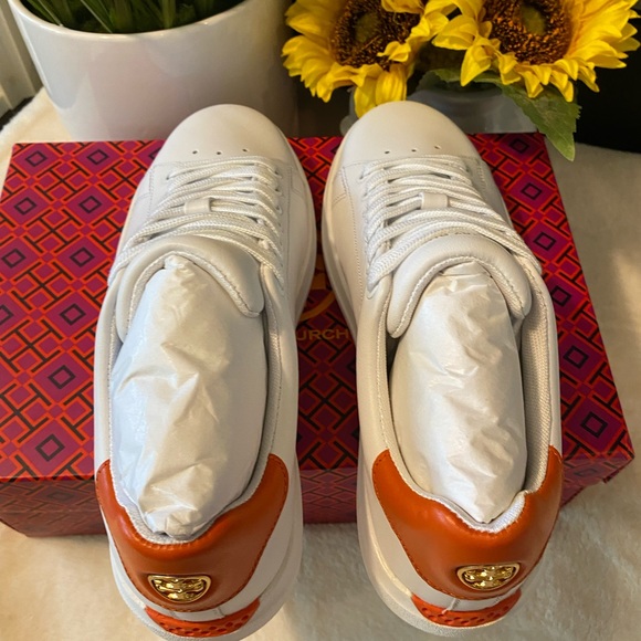 TORY BURCH HOWELL COURT LACE UP SNEAKERS - Picture 5 of 9